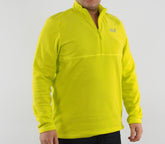 Mens Jack Wolfskin 1704141 Flashing Green Gecko Half Zip Warm Fleece Jumper